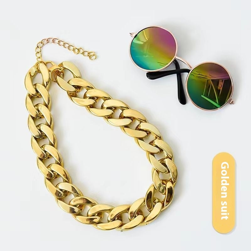 Golden Chain Cat Collar