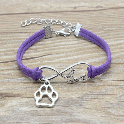 Simple Hand-Woven Infinite Love Pet Bracelet