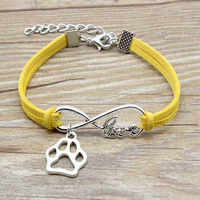 Simple Hand-Woven Infinite Love Pet Bracelet