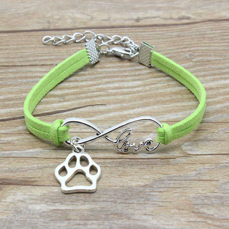 Simple Hand-Woven Infinite Love Pet Bracelet