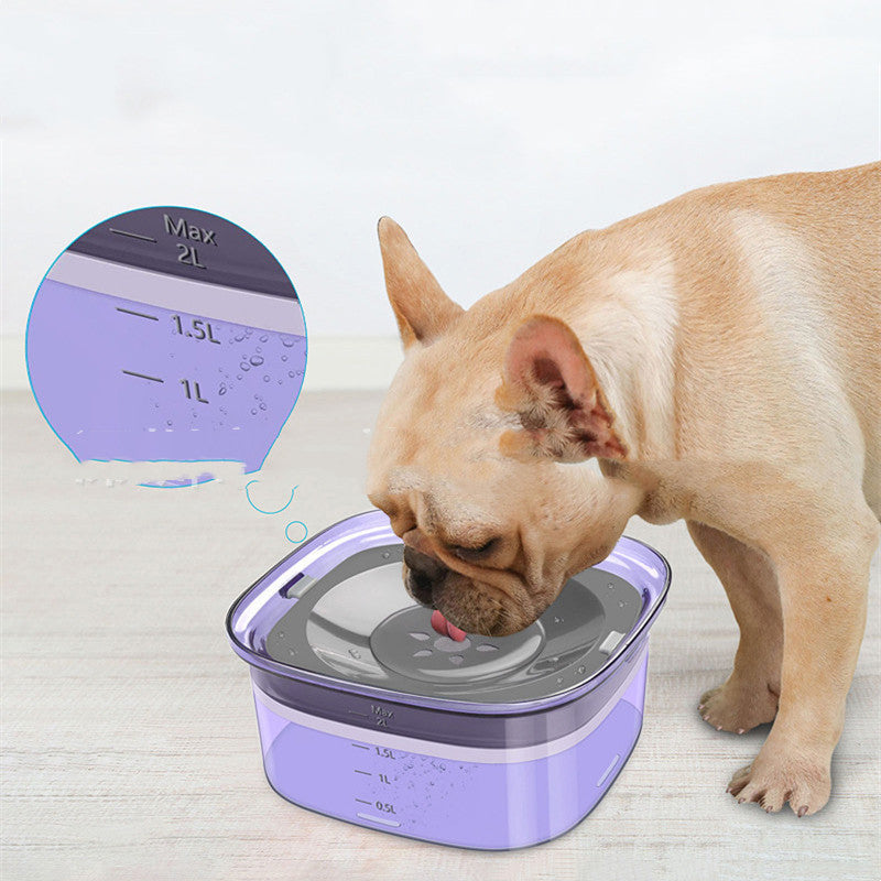 Floating Splash-Proof Dog Water Bowl