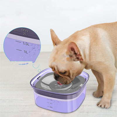 Floating Splash-Proof Dog Water Bowl