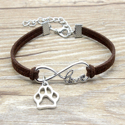 Simple Hand-Woven Infinite Love Pet Bracelet