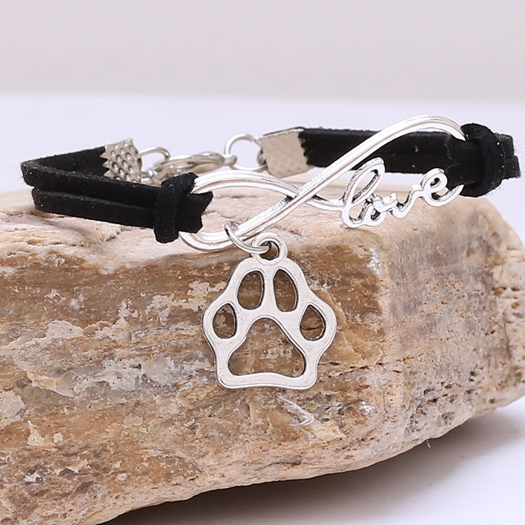 Simple Hand-Woven Infinite Love Pet Bracelet