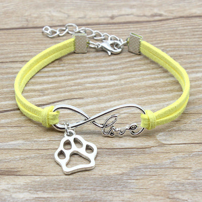 Simple Hand-Woven Infinite Love Pet Bracelet