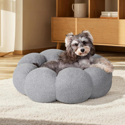 Fluffy Calming Cat Bed – Round