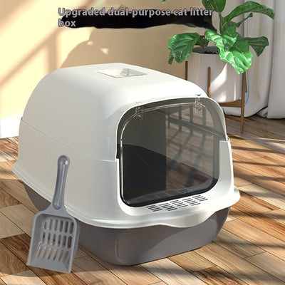 Litter Box Fully Enclosed Cat Toilet