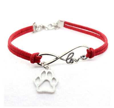 Simple Hand-Woven Infinite Love Pet Bracelet